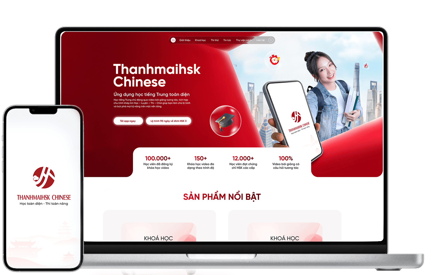 THANHMAIHSK CHINESE trên máy tính và điện thoại